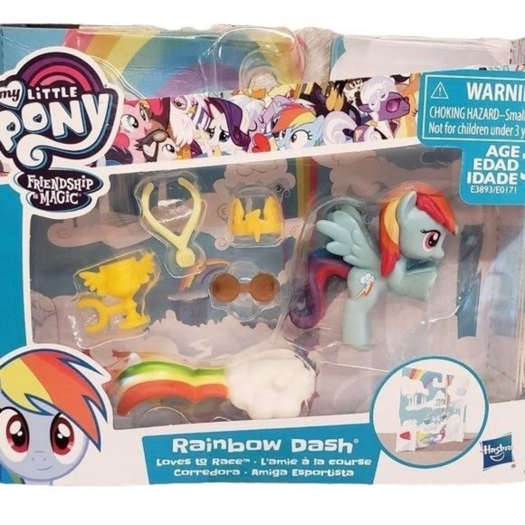 My Little Pony | Toys | My Little Pony Rainbow Dash Loves To Race Play ...